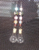 Glass bead and Bottle Earrings
